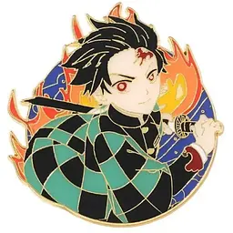 Значок Клинок, що розсікає демонів Танджиро Demon Slayer Tanjiro 6 см P DS T 02