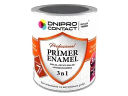 Грунт-емаль DNIPRO CONTACT графіт 0.9кг 3 в 1