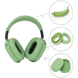 Чохол-накладка DK для Apple AirPods Max 1/2 | Silicone Candy Friendly 3в1 (green)