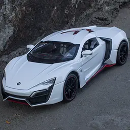 Колекційна металева модель гіперкара АвтоЕксперт Lykan HyperSport з інерцією, світлом та звуком 1:24 - мініатюра 4