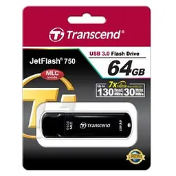 USB флеш накопичувач Transcend 64GB JetFlash 750 USB 3.0 (TS64GJF750K) - мініатюра 5