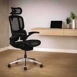 Крісло Mealux S202 Air Black (HF-S202 M/B) - мініатюра 3