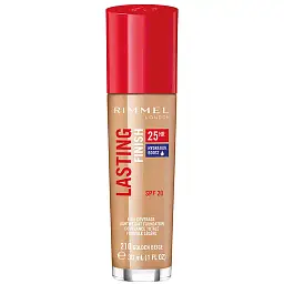 Тональна основа Rimmel Lasting Finish 25h відтінок 210 (Golden Beige) 30 мл