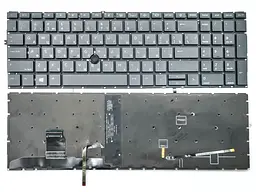 Клавіатура для HP Elitebook 850 G7, 850 G8, 855 G7, 855 G8 (RU Black з підсвічуванням). Оригінал