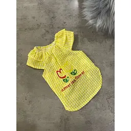 Сукня для собак "Тюльпани" жовтий XL Multibrand zoo0005984