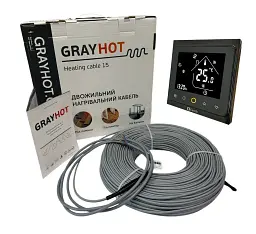 Комплект теплої підлоги з WIFI програматором GrayHot 150 Вт/м² (під плитку) 0,6 м²