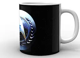 Кружка GeekLand Зоряний Шлях Star Trek Зоряний шлях емблема ST.02.010.839 - мініатюра 2