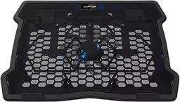 Підставка для ноутбука Canyon 15.6" NS02 1Fan 2USB LED Black (CNE-HNS02)