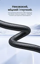 Мережевий патч-корд Ethernet Vention 8 м LAN-кабель Cat6A UTP до 10 Гбіт/с штекери RJ45 8P8C з обох кінців хрестоподібний розділювач пар для зменшення перехресних перешкод текстурована гнучка PVC-оболонка гнучкі язички фіксації для зручного від’єднання чорний із напівпрозорими синіми корпусами конекторів (ISCBK) - мініатюра 5