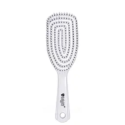 Щітка для волосся масажна Salon Professional продувна спіральна, біла - мініатюра 6