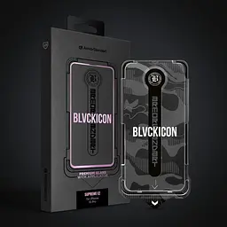 Скло захисне Armorstandart Black Icon Supreme EZ iPhone 15 Pro (ARM79262) - мініатюра 2
