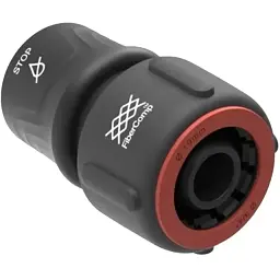 Конектор для шлангу Fiskars 19 мм 46 мм FiberComp Аквастоп (1054790)