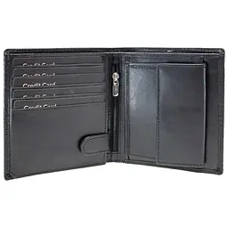 Портмоне чоловіче шкіряне Semi Line RFID Black (P8268-0) - мініатюра 2