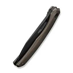 Ніж складаний туристичний WE Knife Ignio Mystery Box, (8.4 см) CPM 20CV / титан 6AL4V бронзовий - мініатюра 7