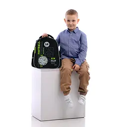 Рюкзак GoPack Education 165S Football Fan Чорно-сірий (GO26-165S-4) - мініатюра 17