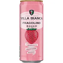 Упаковка сидру Villa Bianca Fragolino Rosso 7-8.5% 7.92 л з/б (0.33 л х 24 шт.) - мініатюра 2