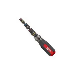 Ключ-викрутка магнітна з торцевими насадками 6-в-1 ShW MILWAUKEE Impact Multi-Nut Driver - мініатюра 2