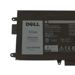 Акумулятор до ноутбука Dell Latitude 7390 K5XWW, 7500mAh (60Wh), 4cell, 7.6V, Li-ion (A47682) - мініатюра 2
