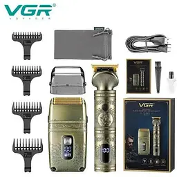 Набір триммер і бритва шейвер VGR V-649 - мініатюра 2