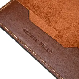 Шкіряна обкладинка для документів GRANDE PELLE 10х13,5х1 см acs0018501 - мініатюра 4