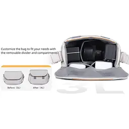 Сумка для фотоапарата Ulanzi Vijim Light weight Single-shoulder White (B011 F01) [161573] - мініатюра 12