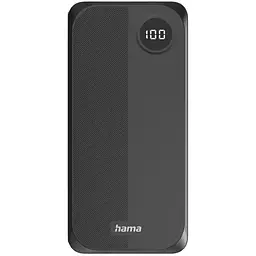 Hama Акумулятор портативний літій-іонний Power Bank Hama 20000 мА·рік, 2хUSB-C/USB-A, black