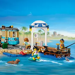 Конструктор LEGO City Класичний трамвай до пляжу (60506) - мініатюра 9