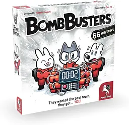 Кооперативна настільна гра Bomb Busters від Pegasus Spiele для дорослих дітей компанії Бомбастери німецькою мовою (SKU-163)