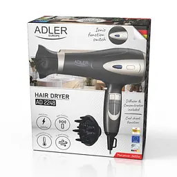 Фен Adler AD 2248B grey - мініатюра 4