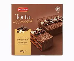 Торт шоколадний Torta al cioccolato Dolciando 400 г.