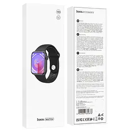 Смарт-годинник Hoco Smart Watch Y23 Smart sports watch (call version) Black - мініатюра 2
