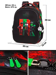 Шкільний ортопедичний рюкзак 6 в 1 для хлопчика School Standard 38х30х18 см Роблокс для молодших класів (SET 170-80) - мініатюра 9