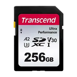 Карта пам'яті Transcend 256GB SD class 10 UHS-I U3 4K (TS256GSDC340S)