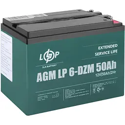 Акумулятор Logic Power 6-DZM-50 Ah тяговий олив'яно-кислотний - мініатюра 4