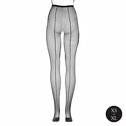 Колготки Le Désir with small fishnet structure, XS–XL (чорний) - мініатюра 10
