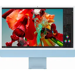 Моноблок Apple iMac 24" M3 10GPU 512GB Blue [MQRR3] 2023 [99103] - мініатюра 2