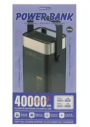 Універсальна зарядна батарея Power Bank Remax RPP-596 40000 mAh PD20W+QC22.5W з ліхтаремУніверсальна зарядна батарея Power Bank Re - мініатюра 2