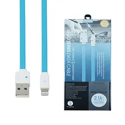 Кабель REMAX USB to iP синій