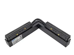 Магнітний кутовий трековий світильник KW-296/10W NW DC48V BK Brille 48-185 - мініатюра 2