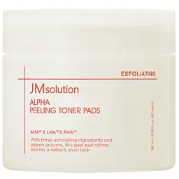 Тонер-педи з альфа-гідроксикислотами JMsolution Alpha Peeling Toner Pads 80 шт.