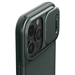 Чохол із захистом камери Spigen Optik Armor (MagFit) Abyss Green для iPhone 15 Pro (ACS06739) - мініатюра 4