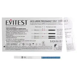 Тест для визначення вагітності Evitest One 1 шт. - мініатюра 3