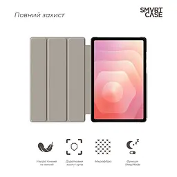 Чохол-книжка на планшет Samsung Galaxy Tab S11 (SM-X730/X736), Smart Case, blue, підставка для планшета 11 , шкіряний, мікрофібра, на магніті, ArmorStandart (ARM88049) - мініатюра 3