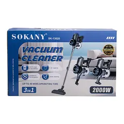 Вертикальний пилосос SOKANY SK-13020 колбовий із циклонним фільтром - мініатюра 10