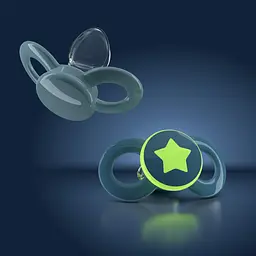Пустушка ортодонтична Dentistar для хлопчика від 6 місяців 2 шт - мініатюра 4