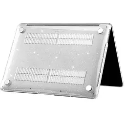 Чохол-накладка Glitter для Apple MacBook Pro 16.2 (A2485/A2780/A2991/A3403/A3186) Прозорий - мініатюра 3