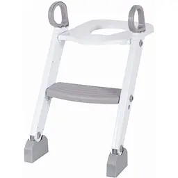 Дитячий горщик з драбинкою FreeOn, white - grey