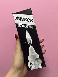 Свічка тривалого горіння SWIECE парафінові 16 см (8 годин горіння) білі 6 шт - мініатюра 3