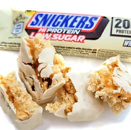 Шоколадний батончик Snickers Hi Protein Low Sugar White Chocolate Bar 57 г - мініатюра 4