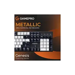 Клавіатура GamePro Genesis Metallic MK144B Outemu Red Switch USB UA Black (MK144B) - мініатюра 7